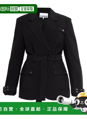 香港直邮Ganni 长袖休闲夹克 A1020025