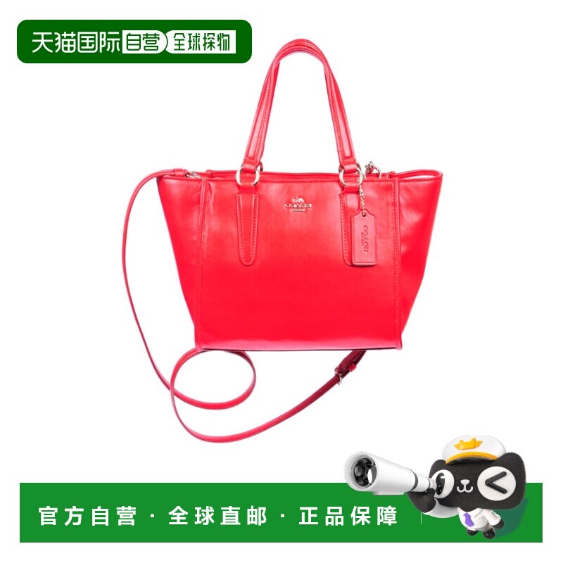 1h可退 香港直邮COACH 女士斜挎包 33537ROSSORED AW2022 红色 徽