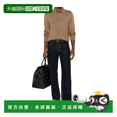 香港直邮TOM FORD 男士POLO衫 YMW103KPL053EIZ AW2026 咖啡色