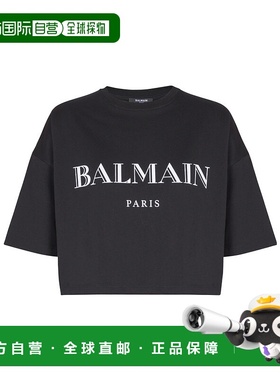 香港直邮Balmain 圆领短袖T恤 FF2EE145BD28女装