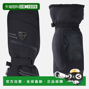 自营欧洲直邮ROSSIGNOL Nova女士滑雪连指手套羊毛防水