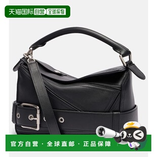 香港直邮LOEWE 罗意威 女士 Puzzle 骑士小号皮革手提包斜挎包