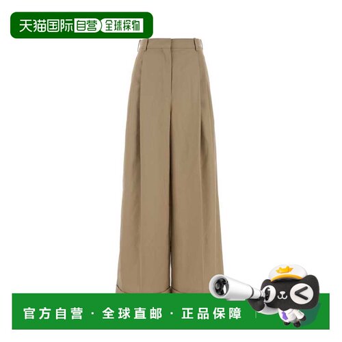 1h可退 香港直邮LOEWE 女士休闲裤 S540Y04XMJBEIGE AW2025 米白