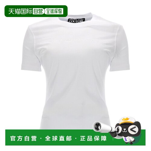 1h可退 香港直邮VERSACE 女士T恤 80HAHD05CJ01Z003 SS2026 白色