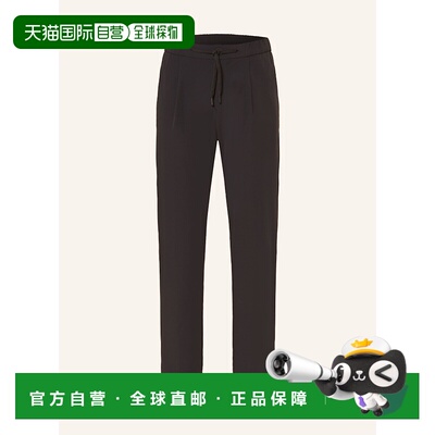 香港直邮HERNO 男士休闲裤 100289188713000 CO 黑色 Chinos extr
