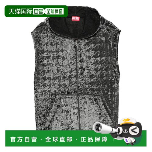 1h可退 香港直邮DIESEL 男士夹克 A210930PGBE02 AW2025 蓝色 Die