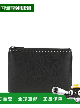 香港直邮Valentino 华伦天奴 男士 黑色皮革手包 6Y2P0V20PDX