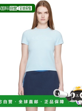 1h可退 香港直邮Casablanca 女士 蓝色 T 恤 WSP26JTP45201