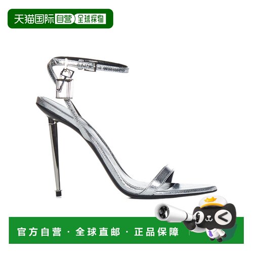 香港直邮Tom Ford 锁扣高跟凉鞋 W2272SLSP014高跟鞋细高跟