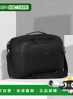 自营欧洲直邮Osprey Transporter Carry-On Boarding男女黑色尼龙
