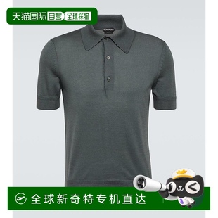 Ford 福特 香港直邮Tom 汤姆 000998 男士 羊绒真丝Polo衫