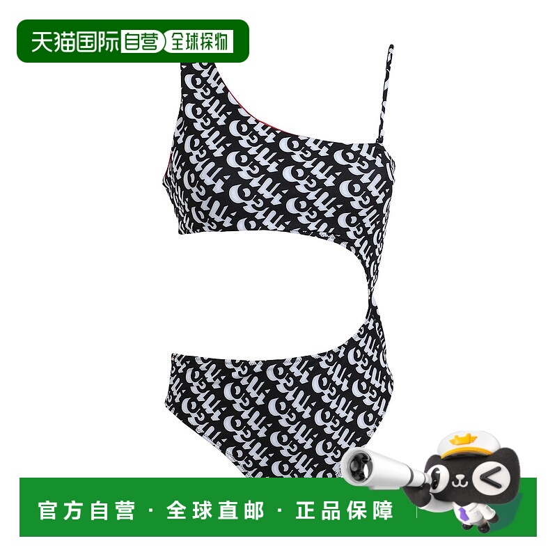 香港直邮HUGO 雨果 女士 One-piece 泳衣 black黑色 舒适时尚