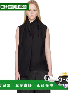 1h可退 香港直邮toteme 女士 黑色 Scarf 上装 254WRT0612FB0265