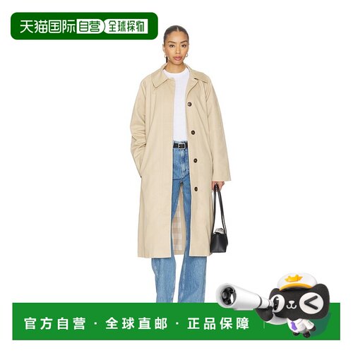 1h可退 香港直邮VARLEY 女士 Robyn 风衣 VAR03122 brown棕色 舒