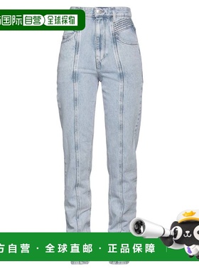 香港直邮ISABEL MARANT 女士 直筒裤 blue蓝色 舒适时尚