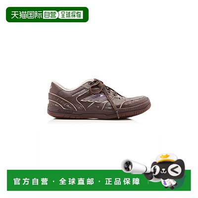 1h可退 香港直邮Balenciaga 巴黎世家 女士 Hamptons 皮质运动鞋