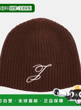 1h可退 香港直邮Jacquemus 女士 Espiral 徽标羊毛小便帽针织帽