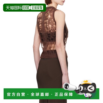 1h可退 香港直邮Rick Owens 无袖上衣 RP01E7608KNETMH性感
