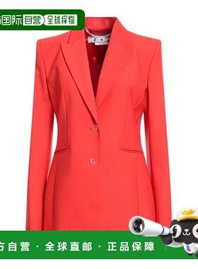 香港直邮off-white 女士 西装外套 red红色 舒适时尚