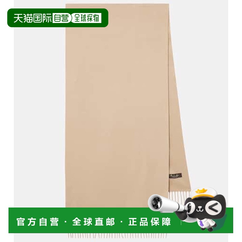 香港直邮Loro Piana 诺悠翩雅 女士 Grande Unita 流苏羊绒围巾