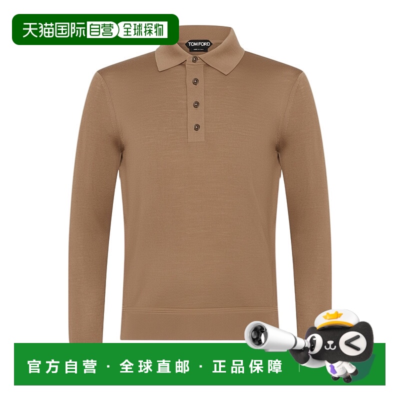 香港直邮Tom Ford 长袖针织POLO衫男装针织衫 KPL003YMW103