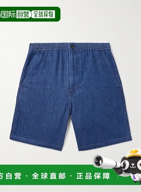 香港直邮1h可退 A.P.C. 男士 Norris 直筒牛仔短裤 COHALH10186