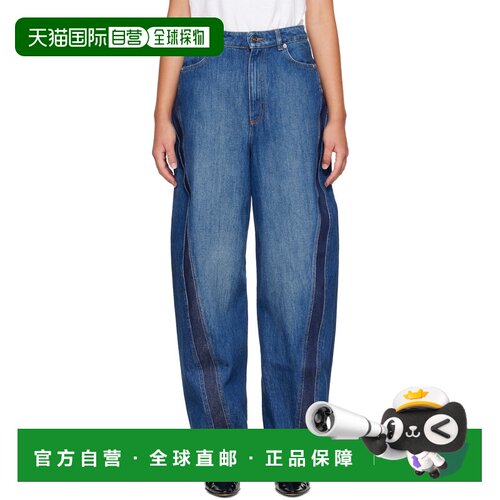 香港直邮Givenchy 纪梵希 女士 蓝色 Cocoon 牛仔裤 BW51C3517B