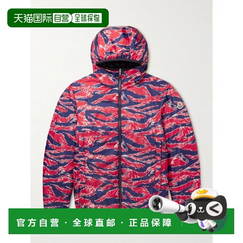 1h可退 香港直邮Moncler 盟可睐 男士 Bressay Shell 可反穿印花