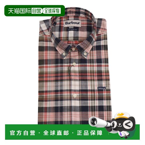 1h可退 欧洲直邮Barbour 男士衬衫 241MMSH5292PI55 SS2024 粉红