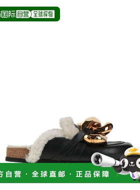 香港直邮J.W. Anderson 女士 Mules 木屐 black黑色 舒适时尚拖鞋