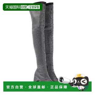 1h可退 香港直邮Coperni 女士 精饰过膝靴子 black黑色 舒适时尚