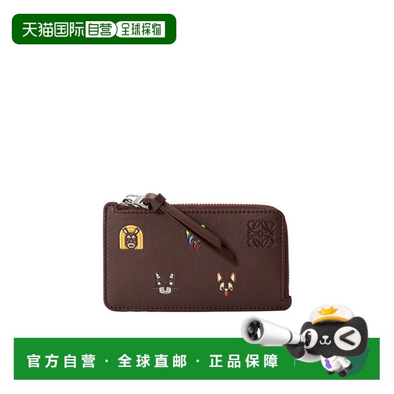 1h可退 香港直邮Loewe 猫咪图案卡包兼零钱包 C643Z40XAL