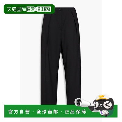 1h可退 香港直邮Acne Studios 艾克妮 女士 褶裥提花直筒裤 AK068