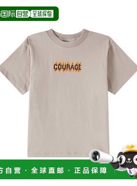 1h可退 香港直邮Molo 女童 Rodney 印花棉质T恤童装 grey灰色 舒