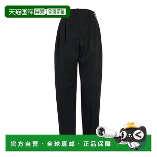 1h可退 香港直邮Givenchy 纪梵希 女士 Low-Waisted 双摺羊毛裤子