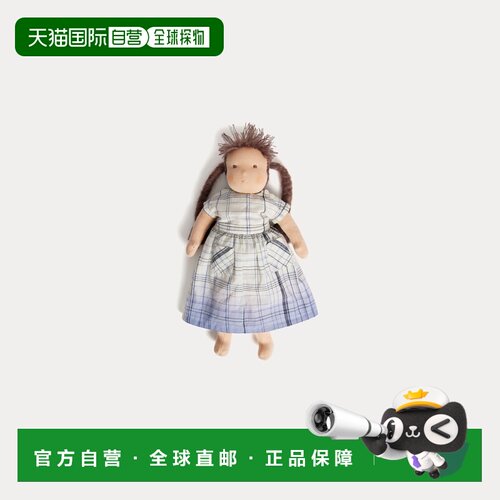 欧洲直邮Bonpoint小樱桃 Cerise Edelweiss 玩偶配格子连衣裙