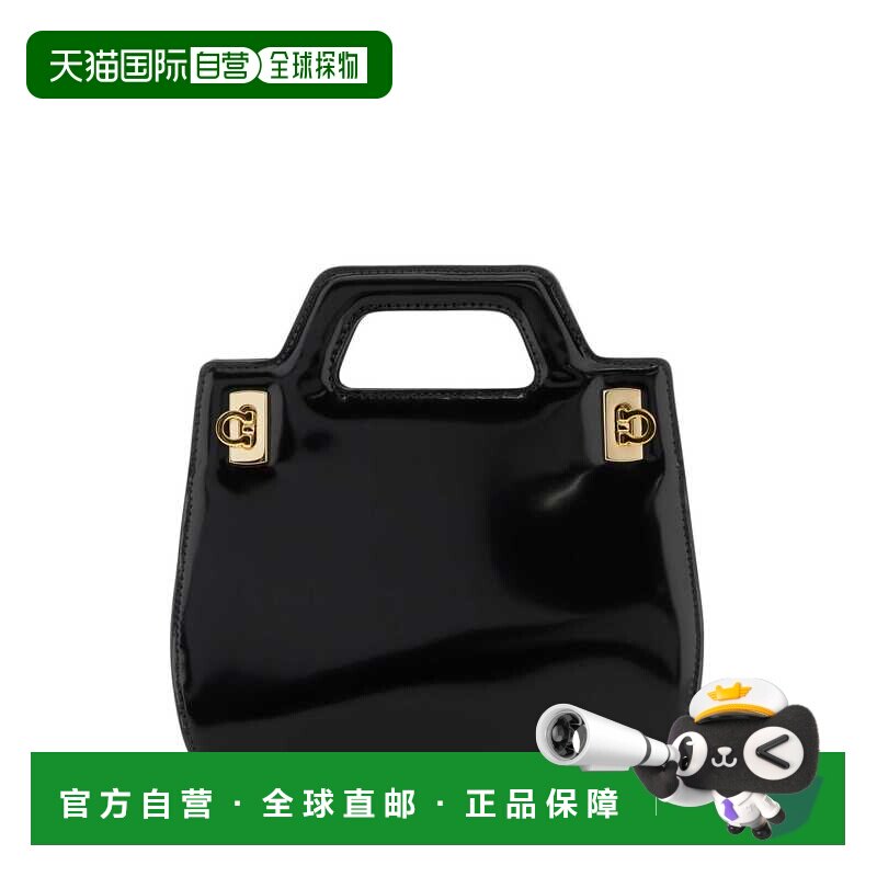 1h可退 香港直邮Salvatore Ferragamo 菲拉格慕 女士 Wanda 黑色