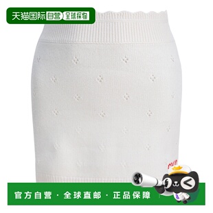 1h可退 香港直邮Chloe 蔻依 女士 镂空羊毛羊绒迷你半身裙 CH25WM