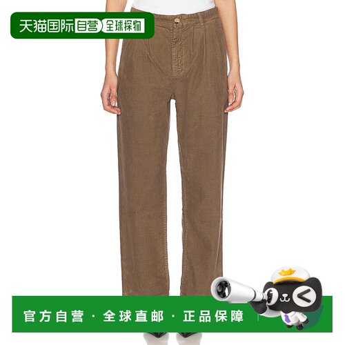香港直邮Saint Laurent 圣罗兰 女士 灯芯绒宽松裤 823580Y30OB