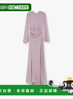 1h可退 香港直邮mcqueen 亚历山大 麦昆 女士 drapery 长款连衣裙