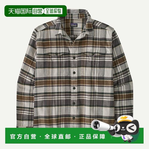 自营欧洲直邮PATAGONIA 男士Fjord法兰绒衬衫