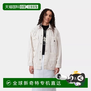 欧洲直邮Carhartt 大衣 Wip 女士白色棉夹克女款