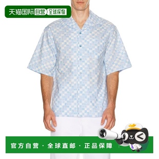 1h可退 香港直邮Marni 玛尼 男士 Cuban 衣领保龄球衬衫 CUMU0213