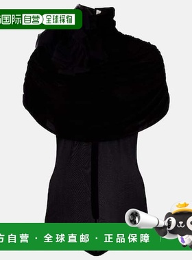 香港直邮magda butrym 女士 花朵装饰披肩连体衣