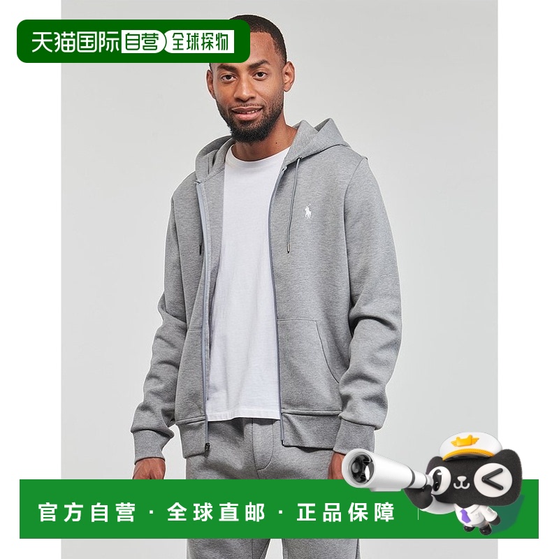 欧洲直邮polo ralph lauren拉夫劳伦 男款连帽拉链运动卫衣帽衫
