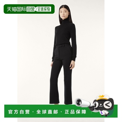 自营欧洲直邮Loro Piana 女士黑色婴儿羊绒毛衣