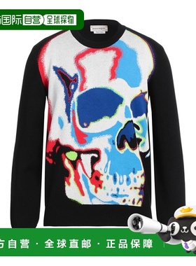 香港直邮mcqueen 亚历山大 麦昆 男士 毛衣 black黑色 舒适时尚