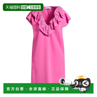 1h可退 香港直邮Blumarine 蓝色情人 女士 短款连衣裙 pink粉色