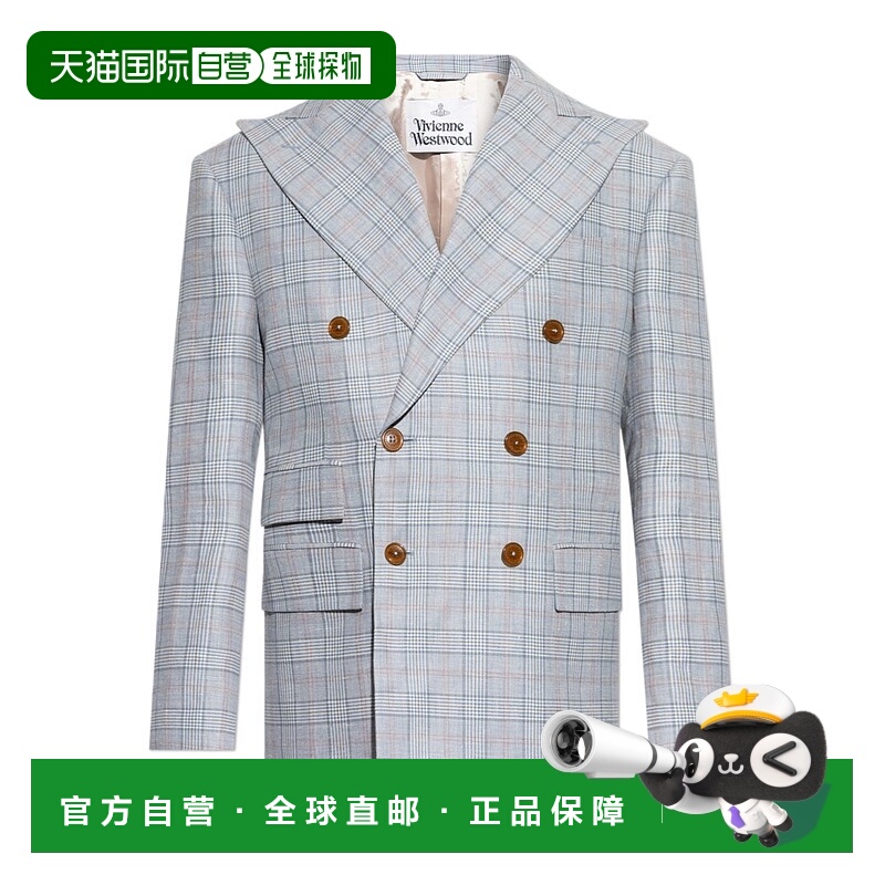 香港直邮Vivienne Westwood 双排扣西装夹克 2301002FW013L