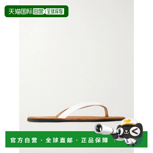 1h可退 The Row 女士 Beach 皮质人字拖 F1874L838